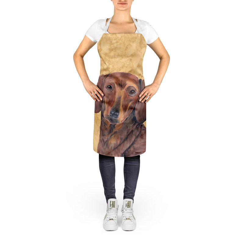 Tablier teckel, Beige / Brun