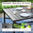 8-Person Patio  Dinning Set With Rectangular Steel Table And Stackable PVC-coated polyester Sling Chairs (Set Of 9)