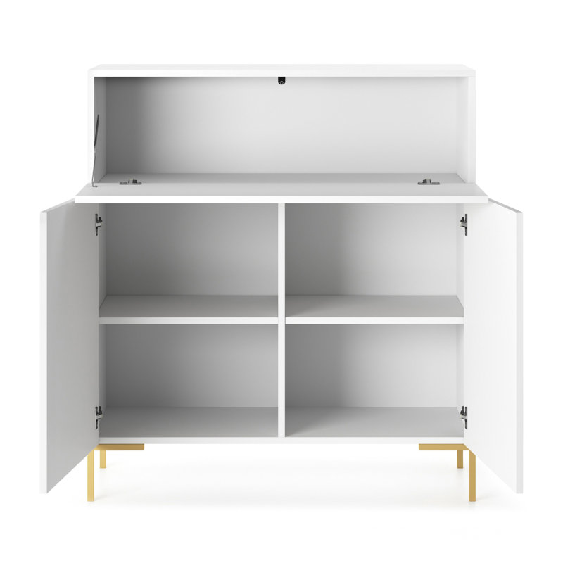 Linea 92cm Sideboard, White
