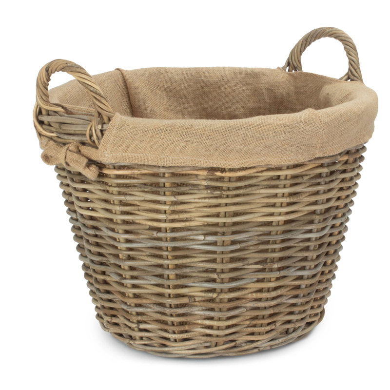 Bay Isle Home Rattan Log Basket