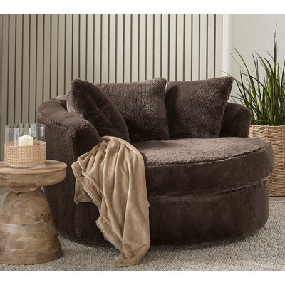 Fauteuil pivotant rembourré Hughes Furniture