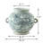Approx.8 Inches Subtle Blue and White Vase with Two Handles