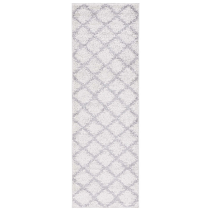 Oddger Performance Geometric Rug, Runner 2'6" x 10'