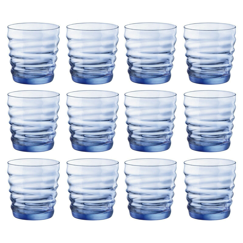 Riflessi Drinking Glass, 12, 370 ml, Clear