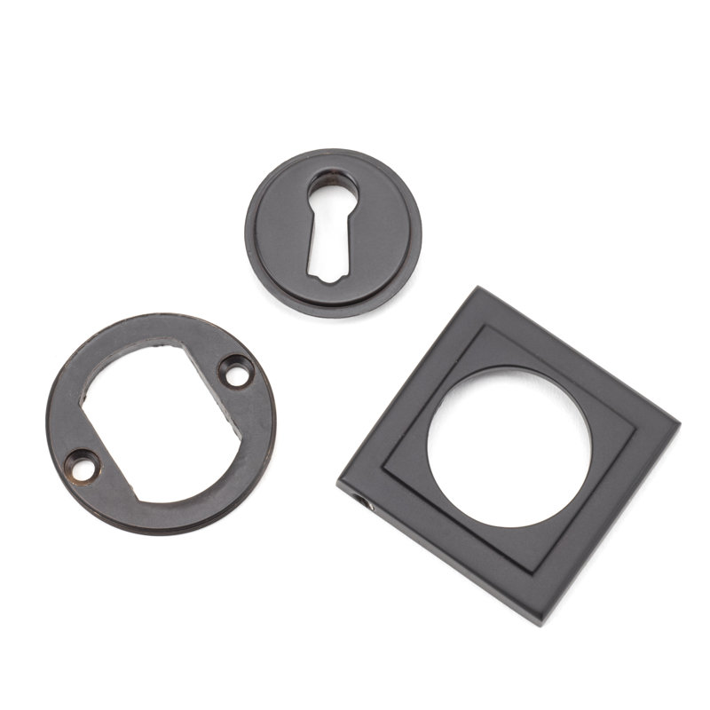 Escutcheon Door Accessory, Aged Bronze
