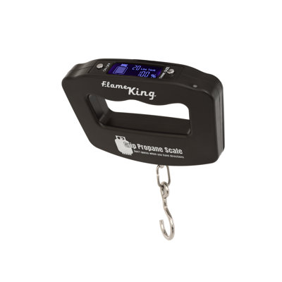 Flame King Propane Tank Digital Scale for 5LB, 10LB, 20LB, 30LB, 40 LB Propane Tanks
