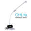 Lampe de bureau rotative à DEL avec port USB, cou flexible, tactile, à intensité variable et support de téléphone intégré OttLite