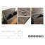 Banc de rangement Dean en gris rustique