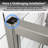privdr 44"-48" W X 71" H Pivot Swing Semi-Frameless Shower Door with 1/4" Tempered Clear Glass-106894119