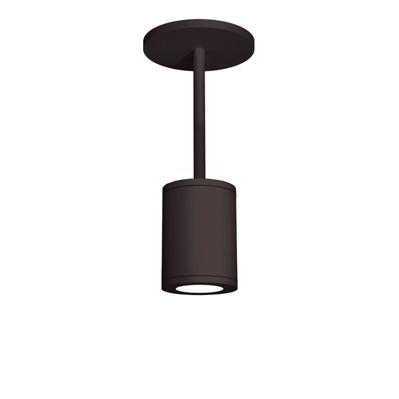Tube 1 - Light LED Single Pendant, Black, 28.62" H x 5" W x 7.17" D, 2700K