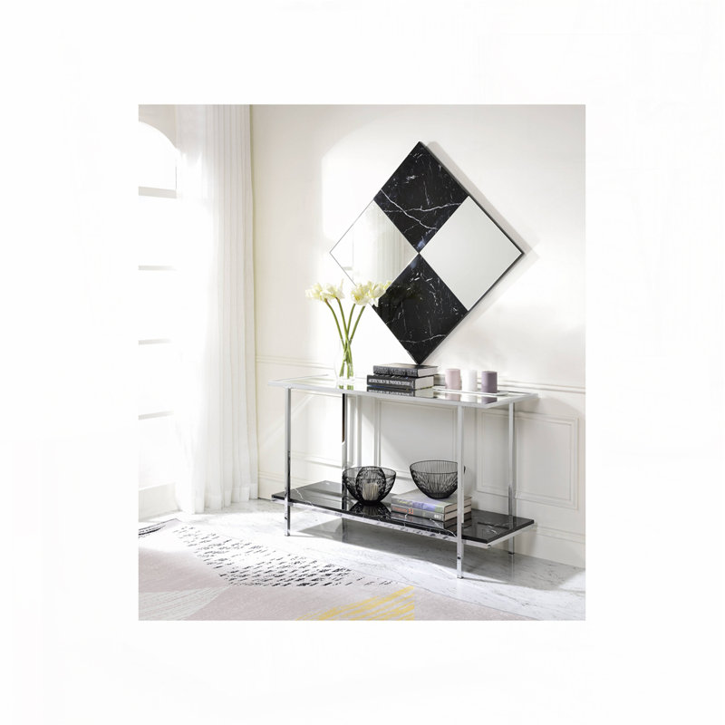 Console en faux marbre