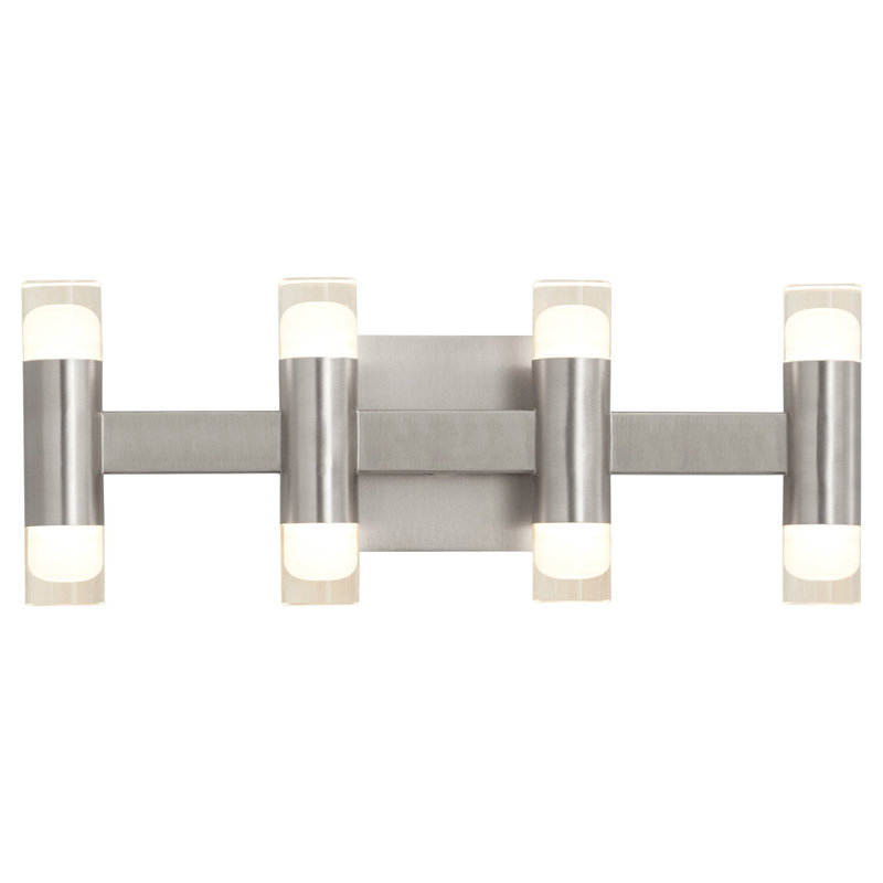 Jaeleah 8LT LED VNTY - SN, Nickel satiné