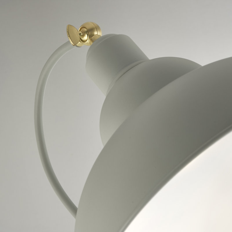 Ingber 166cm Arched Floor Lamp, Taupe
