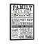 « family rules ii », art textuel sur toile-72799101-72799102-20827231