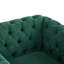 Fauteuil club pivotant rembourré Danyiel Chesterfield