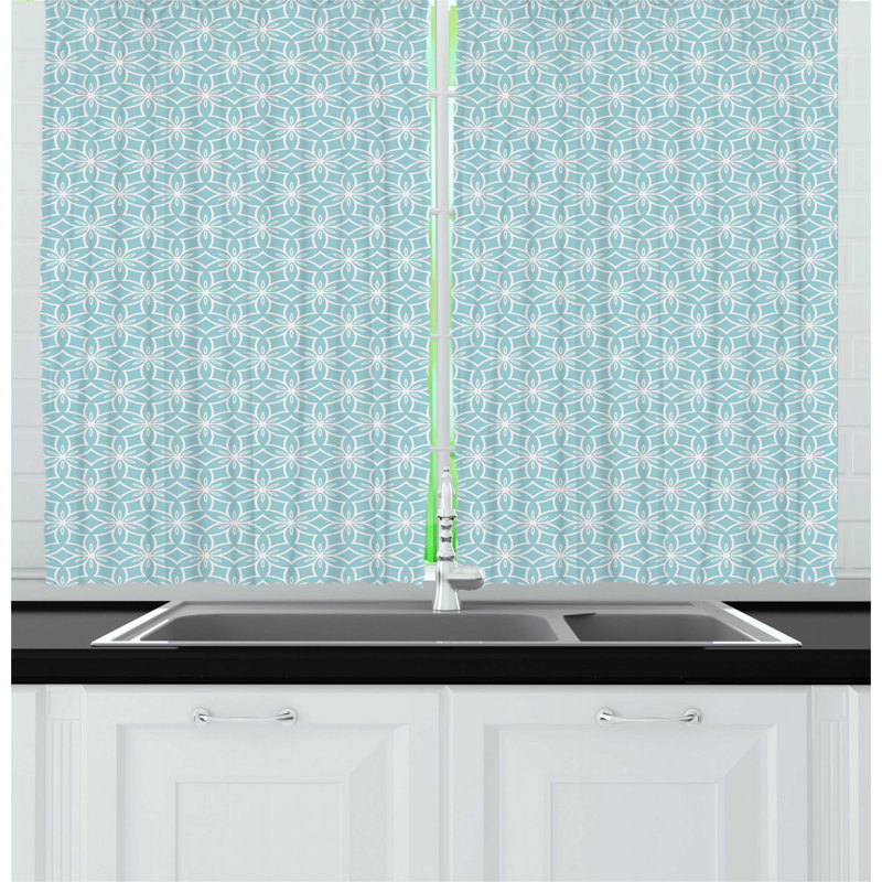 Ruffled Kitchen Curtain