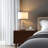 Table Lamp Stone Non-Woven Fabric Quartz Sculpted Wave Base Home Office Bedroom Living Room Lighting - 30" White