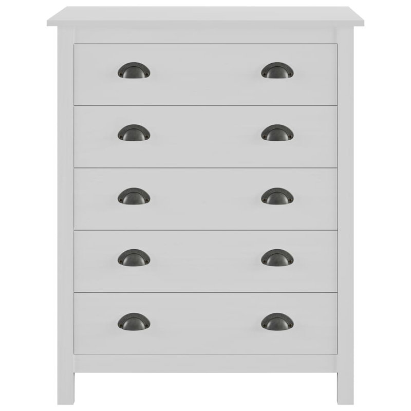 Gaudreau 79cm Solid Wood Sideboard, White
