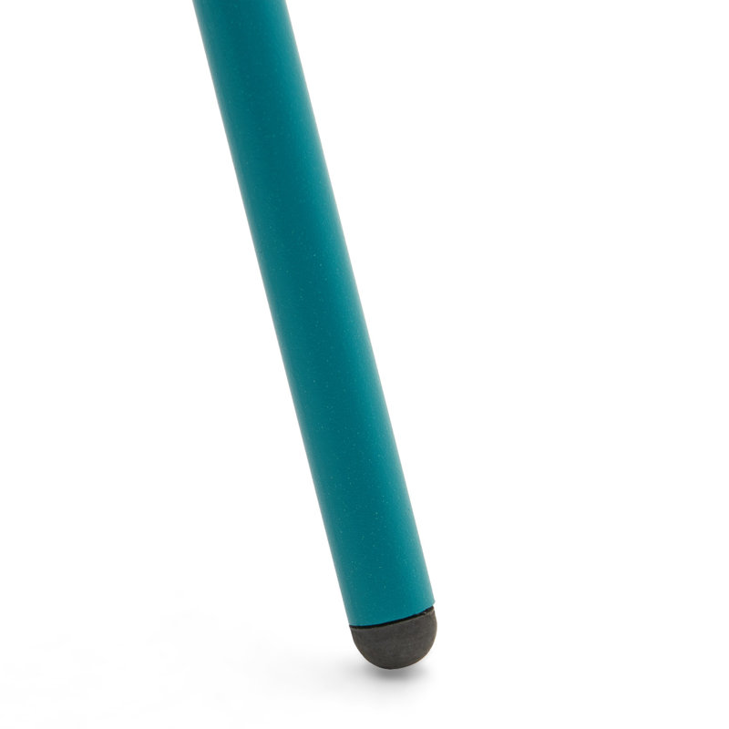 Uniquely designed round side table, Teal