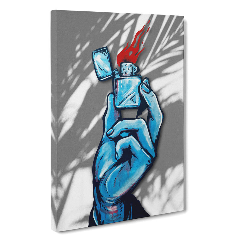 Lighter - Wrapped Canvas, 91cm H x 60cm W x 3cm D