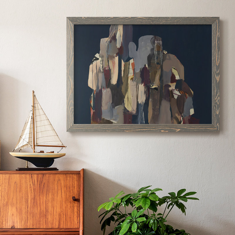 " Untitled ", 26" H x 38" W x 1.5" D, Gray