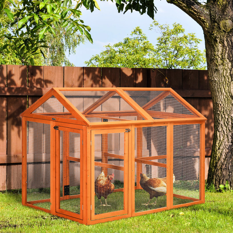 Conception en bois spacieuse et modulaire pour le poulailler en plein air