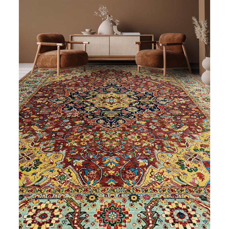Wool Area Rug, Rectangle 10' x 14'