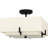 Volvy Fabric Semi Flush Mount