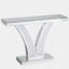 Table de vestibule en forme de V