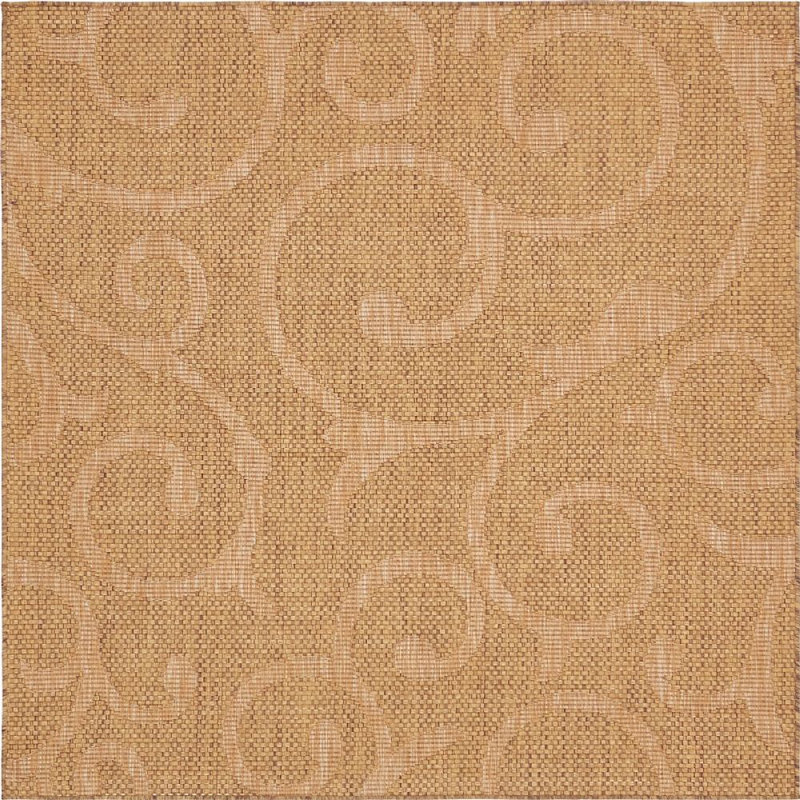 Kendari Abstract Indoor / Outdoor Rug, Square 6'1"
