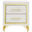 Table de chevet 2 tiroirs Chesney