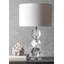 Lampe de table transparente 27 po Dupuis