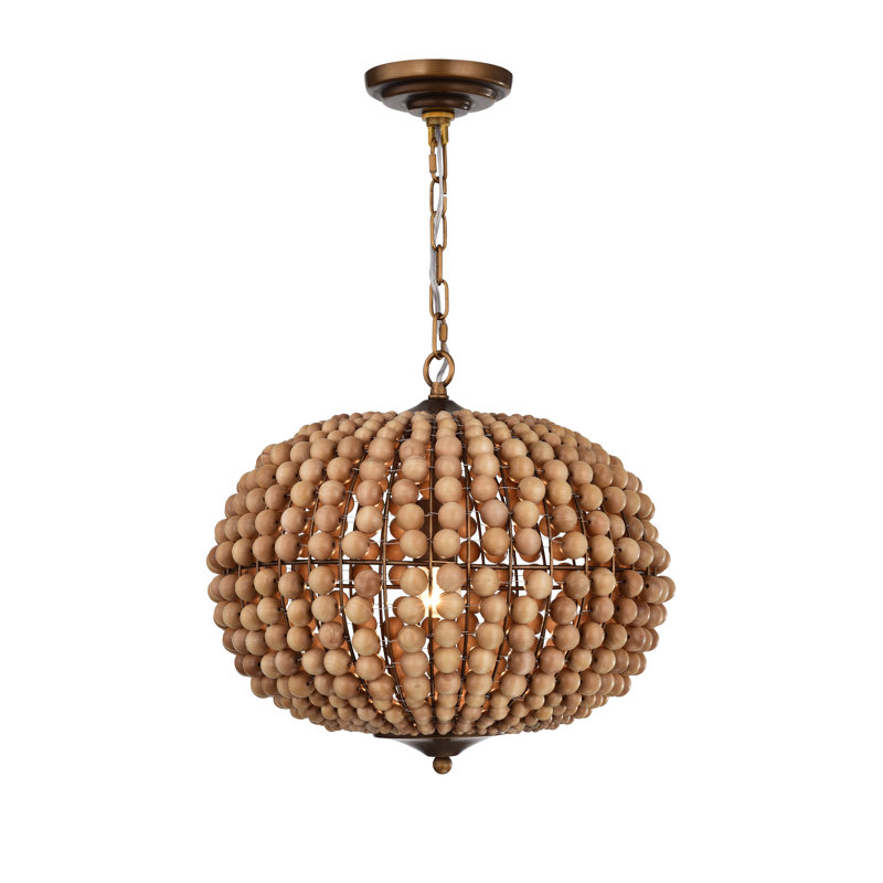 Lustre globe à 3 lumières Alvis