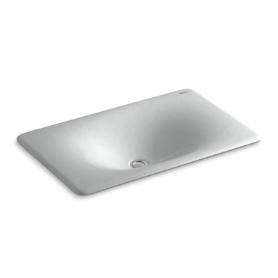 Iron Tones® Metal Rectangular Drop-In Bathroom Sink
