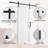 Manufactured Paneled Barn Door with Installation Hardware Kit-88681066