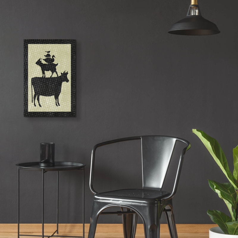 «Farm 3» par Erin Clark, art mural en verre acrylique, H 24 po x l 16 po x P 0,2 po