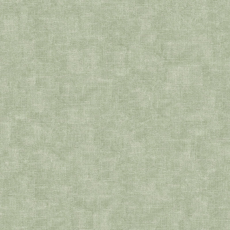 Hessian Plain Textured Italian Heavyweight Vinyl Wallpaper, Green