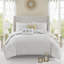 Ensembles de literie confortables en coton, motif floral, grand