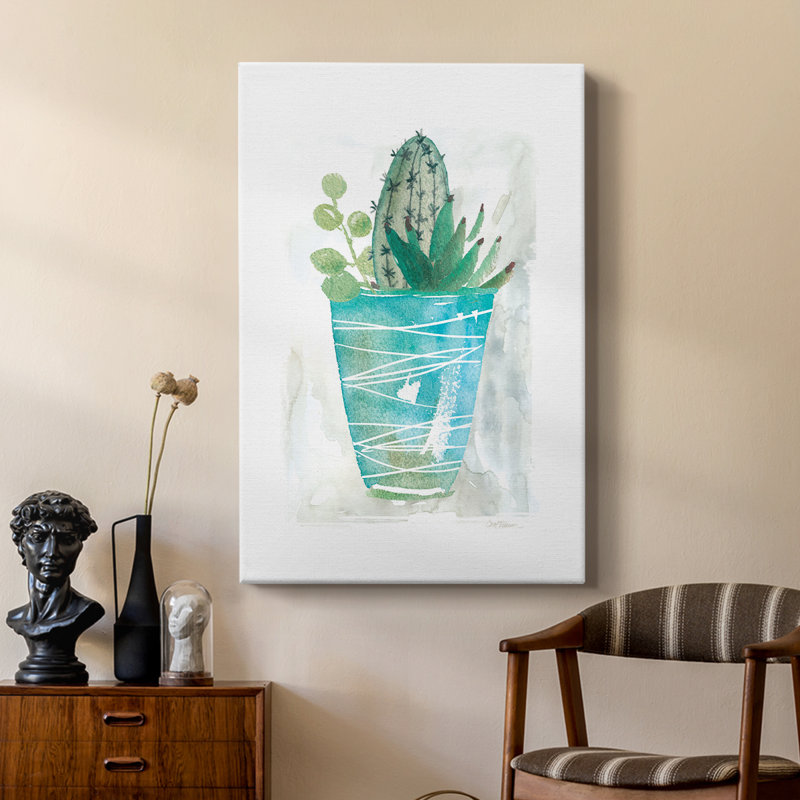 Cactus d'été - galerie Cavas sur mesure, H 12 po x l 8 po