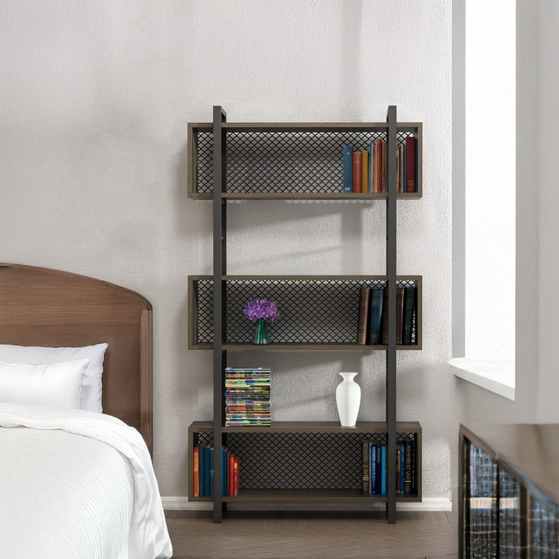 3 Tiers Geometric Bookcase