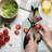 Ambesonne Swallowtail Tempered Glass Cutting Board Lively Insect Multicolor
