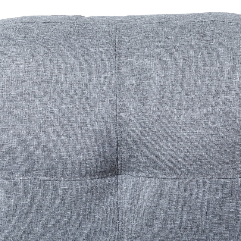Palmer Square Upholstered Sectional, Right Hand Facing, Cloud Gray