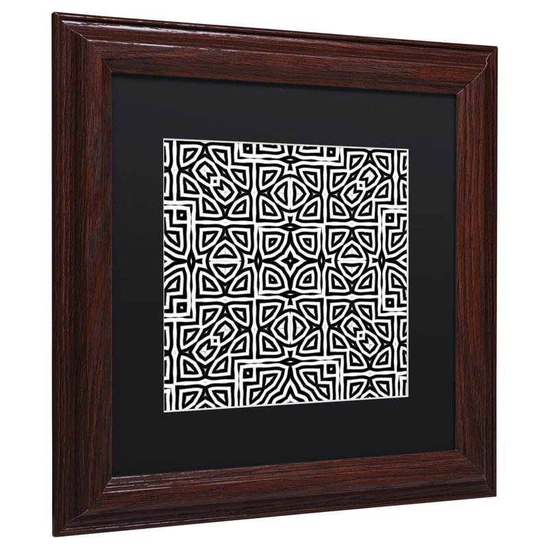 "alhambra" par impression encadrée Jadaya, H 11 po x l 14 po x P 0,5 po, Noir