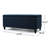 18.17"D X 41.76"W 18.17"H Storage In Navy Blue With Dark Brown Birch Legs For Nursery Changing Table Area Made Of Birch,-449177228