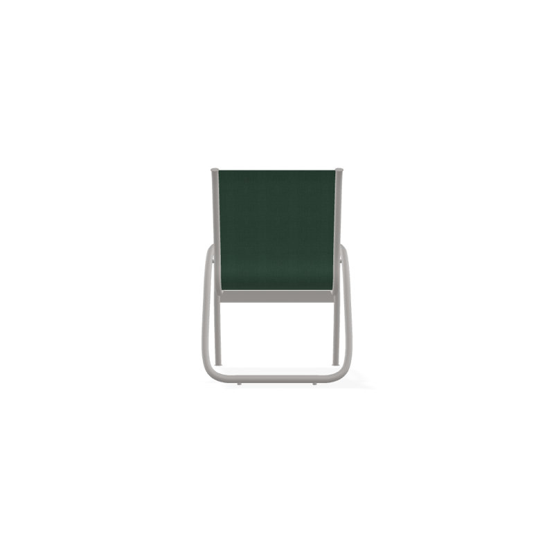 Fauteuil de patio Gardenella, Vert forêt 22D Sunbrella® vert, Gris chaleureux texturé