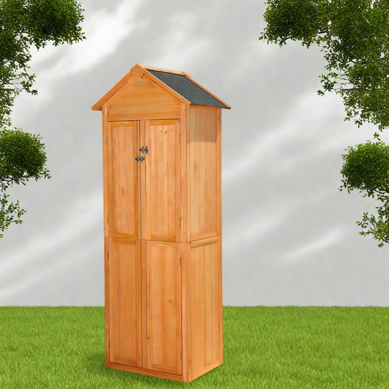 Space Saving Sheds, Solid Wood Waterproof Farmhouse Patio Storage