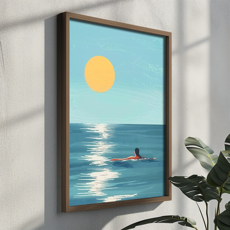 Elegant Decorative Framed MDF Painting, 13.8 x 18.5 x 0.1 inches | 100% MDF with 3 mm Thickness, 100% Pine Wood Frame | UV Printed Artwork for Stylish Home Decor, Perfect for Living Room or Office