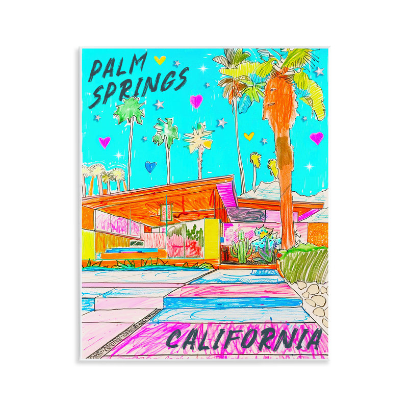 «Palm Springs Villa Doodle» par Jess Stempel