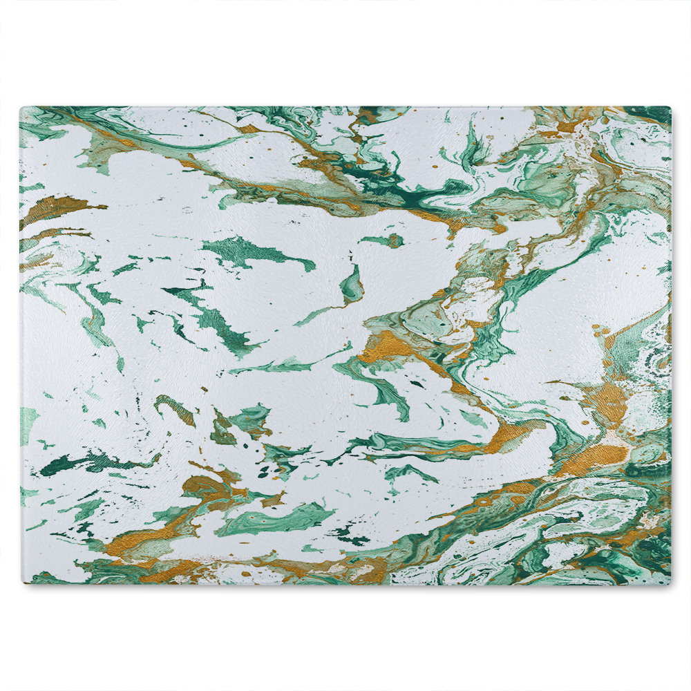 Marble Glass Chopping Board