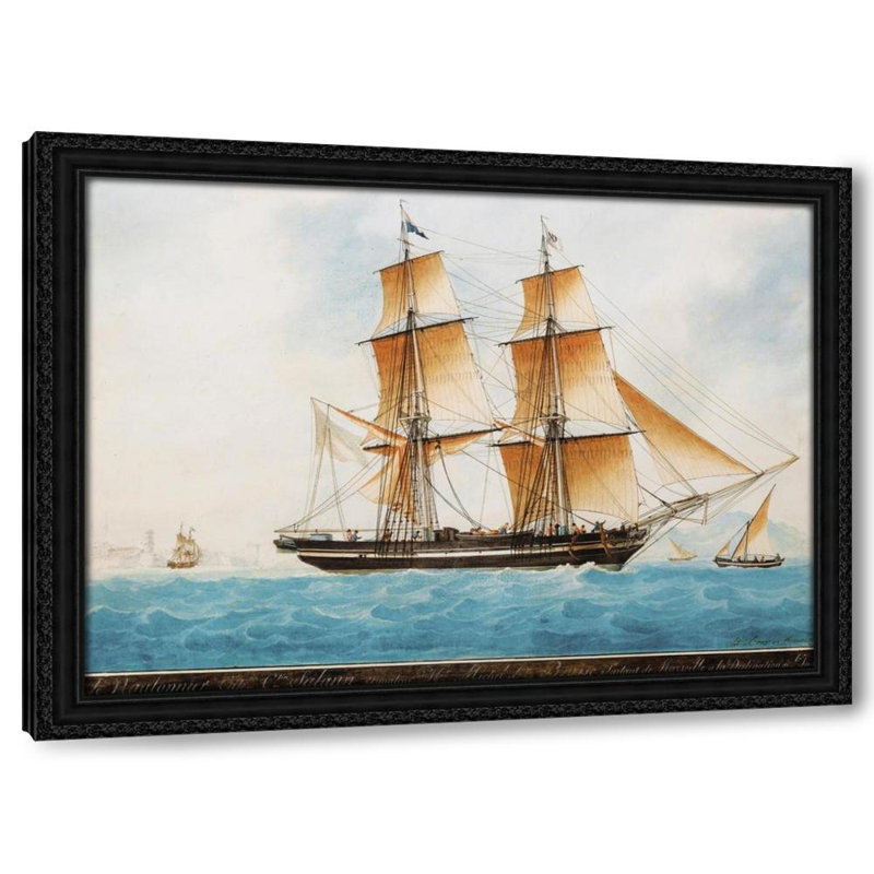 Le bateau le nautonnier, H 18 po x l 24 po